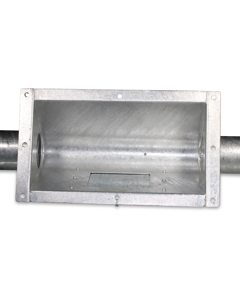 Lower part f/silo boot M 75 1-line continuous auger